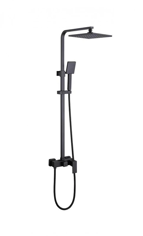 Душевая система Abber Daheim AF8220BL цвет Черный матовый