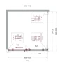 Душевой уголок BelBagno Soft Close-2 100x100 SOFT_CLOSE-2-A-1-100-C-Cr профиль Хром стекло прозрачное