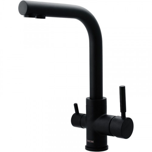 Смеситель для кухни Swedbe Selene Plus 8149 Черный матовый латунь