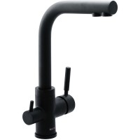 Смеситель для кухни Swedbe Selene Plus 8149 Черный матовый латунь