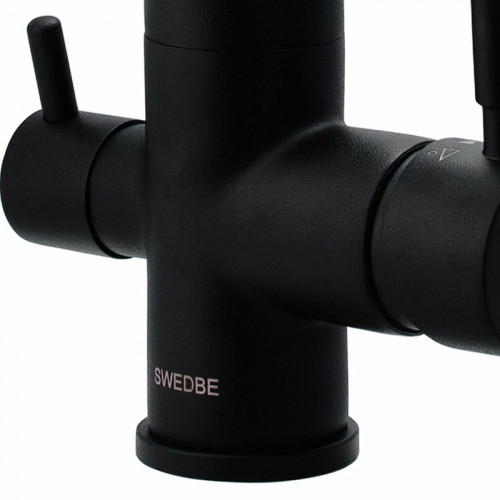 Смеситель для кухни Swedbe Selene Plus 8149 Черный матовый латунь