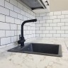 Смеситель для кухни Swedbe Selene Plus 8149 Черный матовый латунь