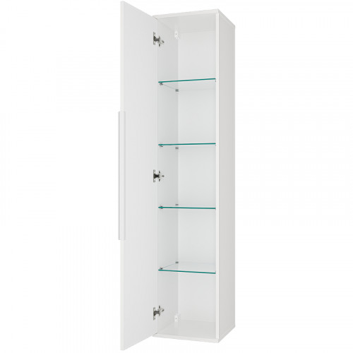 Шкаф пенал Brevita Savoy 35 SAV-05035-010 подвесной Белый матовый МДФ / ЛДСП