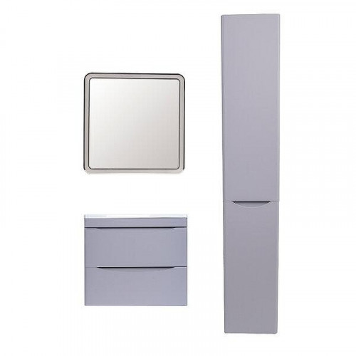 Тумба под раковину Creto Oro 60 24-HN60-GR подвесная цвет Серый люкс