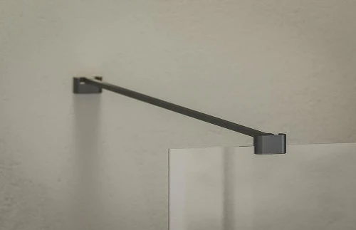 Душевая перегородка Ravak ST Walk-In Wall Air 120 GW9WG0300Z1C профиль Черный стекло Transparent