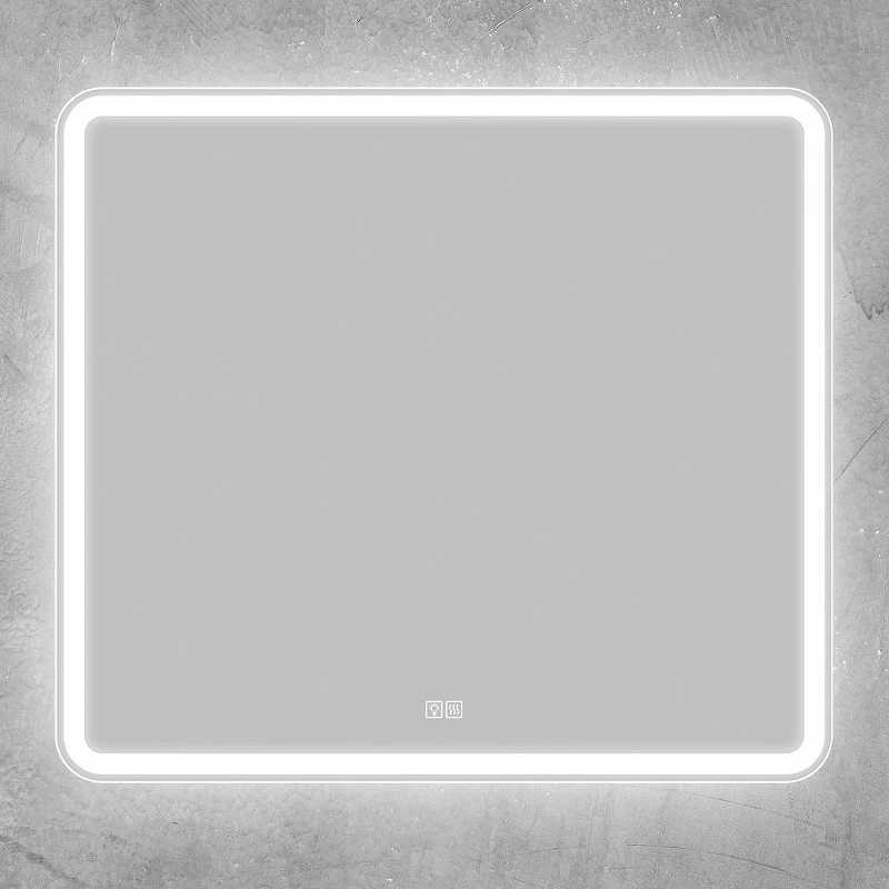 Зеркало BelBagno SPC-MAR-900-800-LED-TCH-WARM с подсветкой с подогревом с сенсорным выключателем стекло