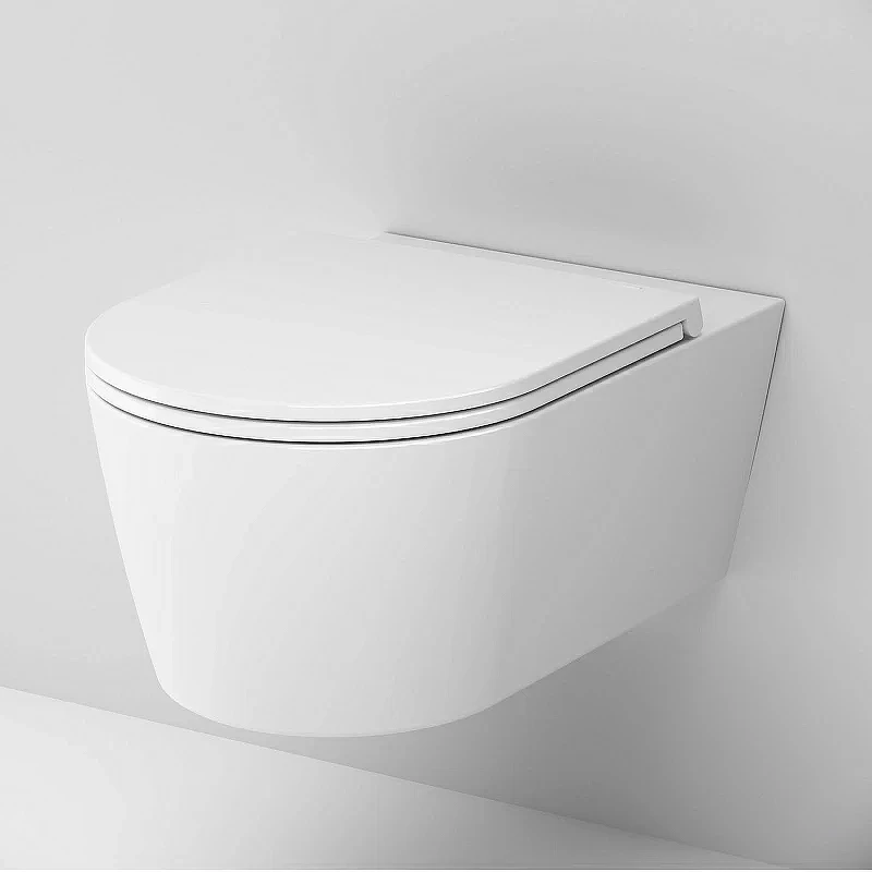 Комплект унитаза с инсталляцией AM.PM Func FlashClean IS90101.8F1701 с сиденьем Микролифт и Белой глянцевой клавишей смыва фарфор подвесной