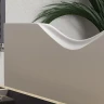 Тумба под раковину Equil Smile 40 tpSMILE40.1D.R-04 подвесная цвет Белый Лен антрацит