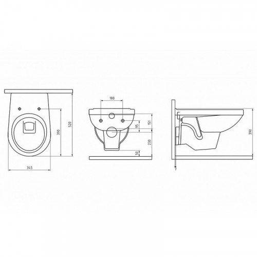 Унитаз Berges Gamma 081115 подвесной с сиденьем Микролифт фарфор подвесной