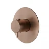 Смеситель для душа Newform X-Steel 316 67670EX.59.067 с термостатом цвет Copper Bronze