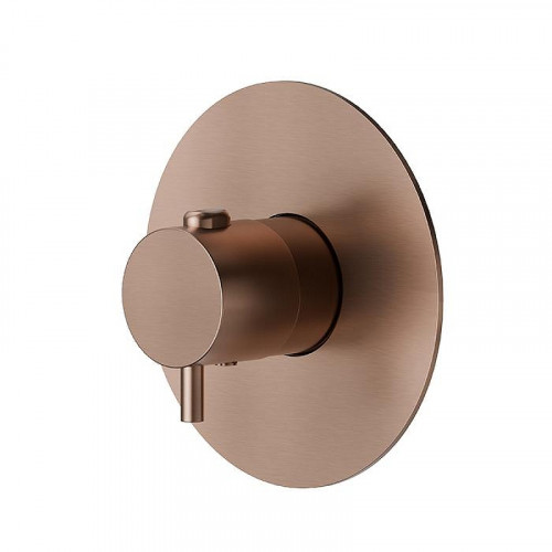 Смеситель для душа Newform X-Steel 316 67670EX.59.067 с термостатом цвет Copper Bronze