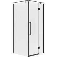 Душевой уголок Niagara Nova 100х100 NG-6832-34BLACK профиль Черный матовый стекло прозрачное