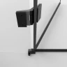 Душевой уголок Niagara Nova 100х100 NG-6832-34BLACK профиль Черный матовый стекло прозрачное