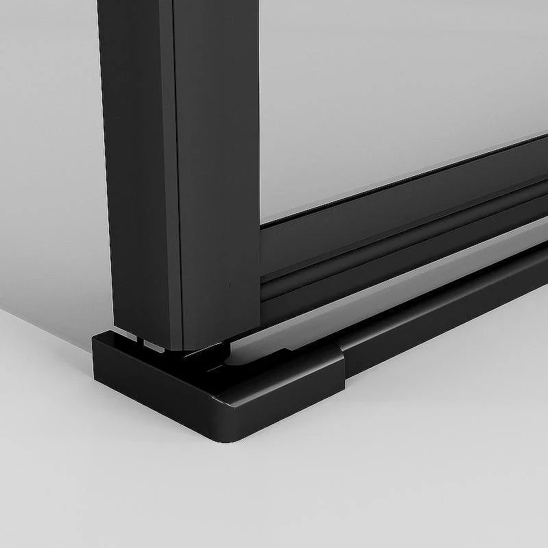 Душевой уголок Niagara Nova 100х100 NG-6832-34BLACK профиль Черный матовый стекло прозрачное