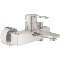 Смеситель для ванны Grohe Lineare New 33849DC1 Суперсталь латунь на стену