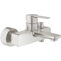 Смеситель для ванны Grohe Lineare New 33849DC1 Суперсталь латунь на стену