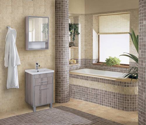 Зеркальный шкаф Onika Натали 50.00 R 205013 Ясень таормина