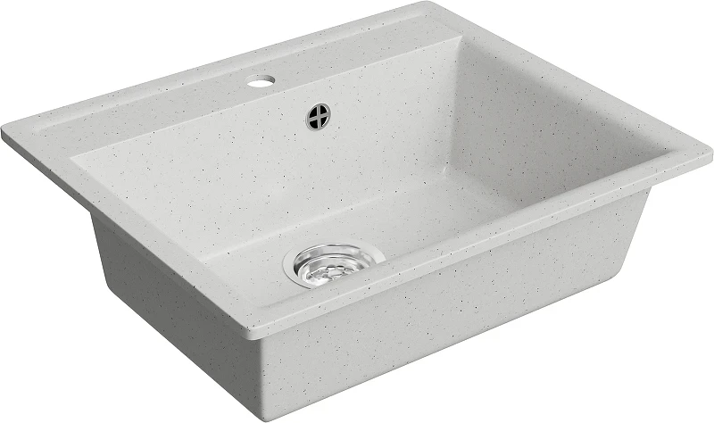 Кухонная мойка Domaci Палермо 56 PR-565-001 цвет Белый