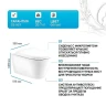 Унитаз BelBagno Marino BB105CHR/BB865SC подвесной с сиденьем Микролифт