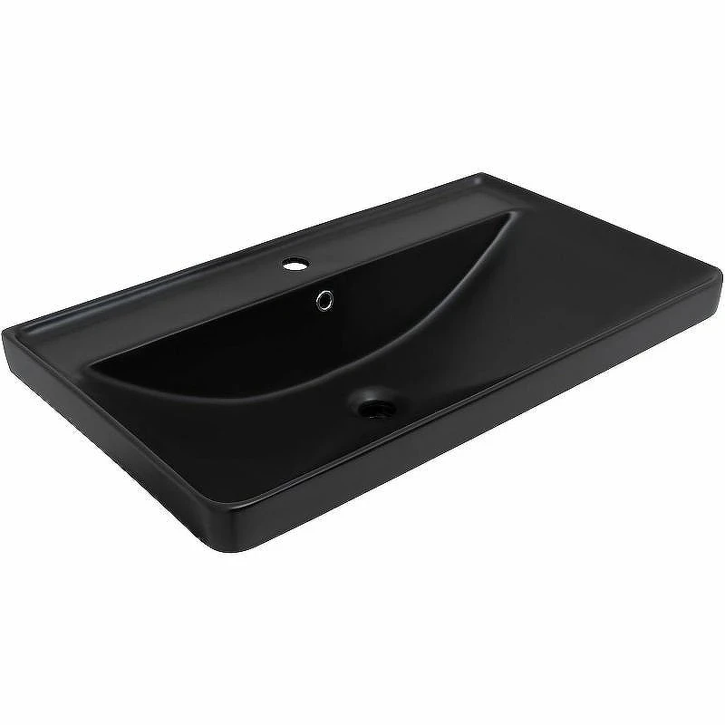Раковина Aquanet Ирис 80 329249 Черная матовая