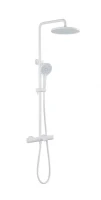 Душевая система Abber Thermostat AF8516FWL с термостатом цвет Белый матовый
