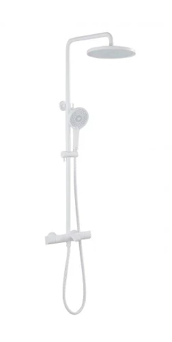 Душевая система Abber Thermostat AF8516FWL с термостатом цвет Белый матовый