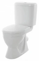 Унитаз-компакт Sanita Стандарт эконом WC.CC/Standart/1-P/WHT.G/S1 с бачком и сиденьем