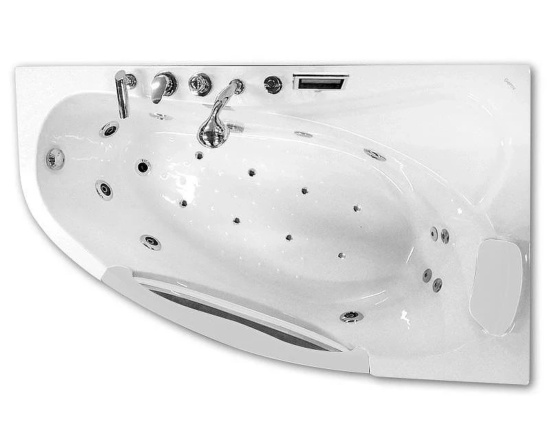 Акриловая ванна Gemy Gemy 171x99 G9046 II K R С гидромассажем