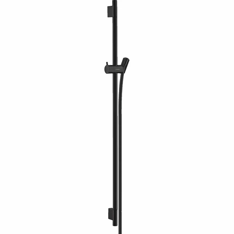 Душевая штанга Hansgrohe Unica S Puro 28631670 Черная матовая латунь на стену
