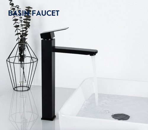 Смеситель для раковины Frap H802-6 F10802-62 Черный матовый