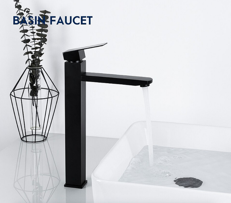 Смеситель для раковины Frap H802-6 F10802-62 Черный матовый