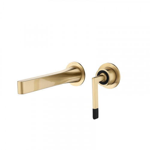 Смеситель для раковины Boheme Duo 165-MG цвет Золото матовое