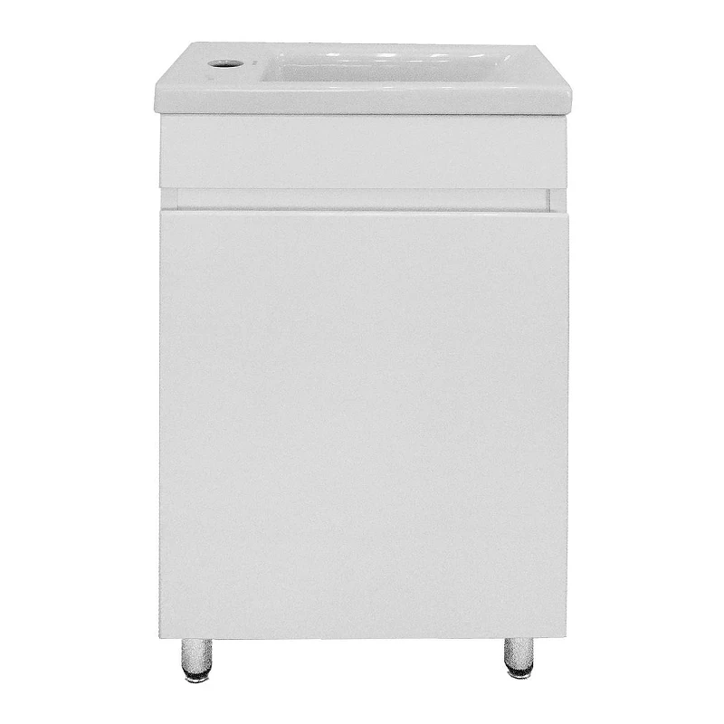 Тумба с раковиной Azario Эстима 40 L CS00094579 цвет Белый