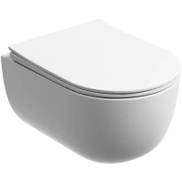 Унитаз Ceramicanova Modena Rimless CN6063MW подвесной Белый матовый с сиденьем Микролифт фарфор подвесной