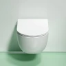 Унитаз Ceramicanova Modena Rimless CN6063MW подвесной Белый матовый с сиденьем Микролифт фарфор подвесной