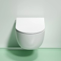 Унитаз Ceramicanova Modena Rimless CN6063MW подвесной Белый матовый с сиденьем Микролифт фарфор подвесной