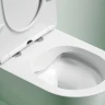 Унитаз Ceramicanova Modena Rimless CN6063MW подвесной Белый матовый с сиденьем Микролифт фарфор подвесной
