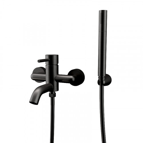 Смеситель для ванны Remer X Style X02CFP цвет Черный брашированный хром