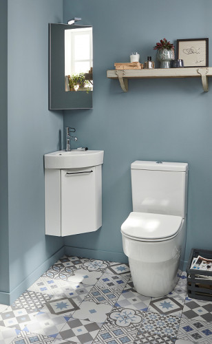 Раковина Jacob Delafon Odeon Rive Gauche 48 EGP112-00 Белая фаянс подвесная, полувстраиваемая