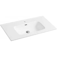 Раковина CeramaLux 101 9010D Белая глянцевая