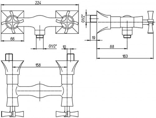Смеситель для душа Paini Elix 85CR511LMKM Хром