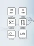 Душевая дверь Ravak Brilliant BSD2-100 A L 0ULAAA00Z1 профиль Хром стекло Transparent