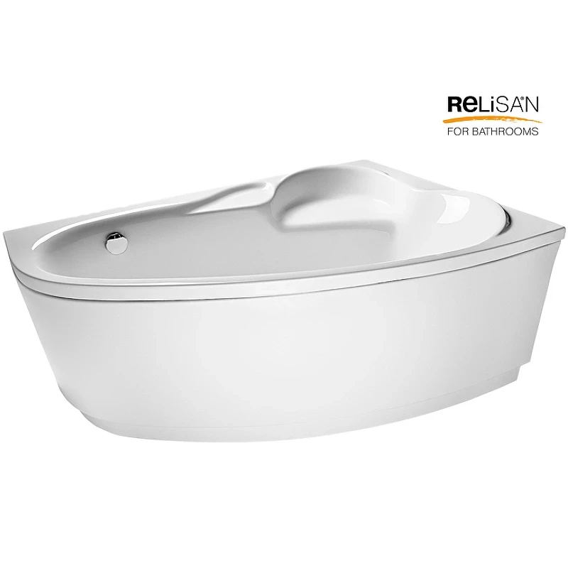 Акриловая ванна Relisan Ariadna 140x100 R Гл000000952 без гидромассажа