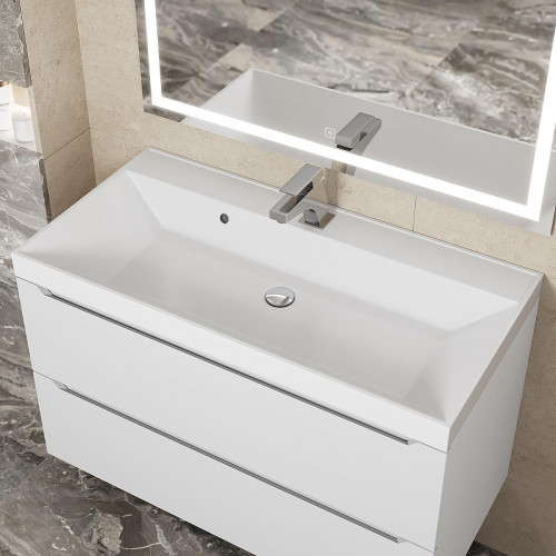 Раковина Uperwood Classic 90 291020338 цвет Белый глянцевый