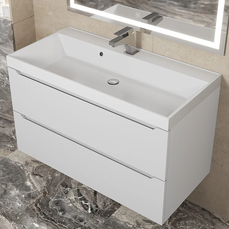 Раковина Uperwood Classic 90 291020338 цвет Белый глянцевый