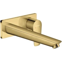 Смеситель для раковины Hansgrohe Talis E 71734990 Полированное золото латунь встраиваемый