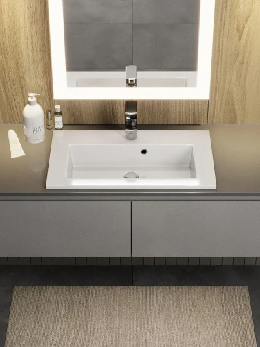 Раковина Uperwood Aurora 61 RAurora60wg цвет Белый глянцевый