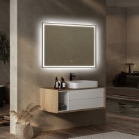 Зеркало Abber See 100 AG6115S-1.0 с подсветкой с сенсорным выключателем и диммером стекло