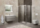 Душевой уголок BelBagno Unique 115x90 UNIQUE-AH-1-100/115-90-C-Cr профиль Хром стекло прозрачное
