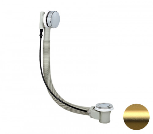 Слив-перелив Remer 96PBG полуавтомат цвет Золото брашированное